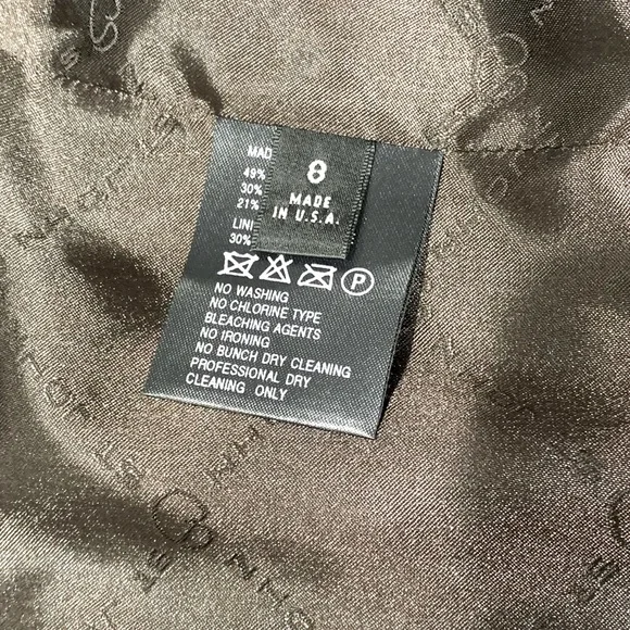 Vintage St. John by Marie Gray Fully Lined Double Breasted Faux Fur Coat - Picture 7 of 13